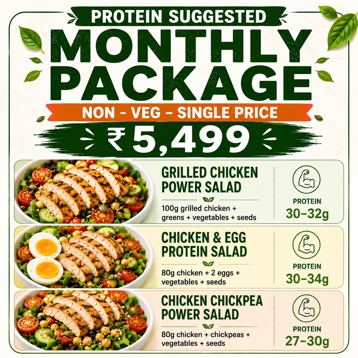 Subscriptions Plan Veg + Non Veg